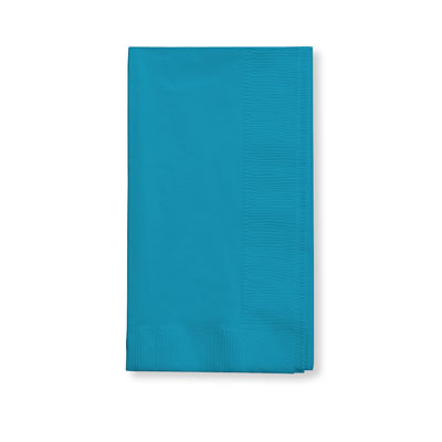 Converting 67-3131B Dinner Napkin, 16" X 16", Turquoise, 2-ply, 12/50/600