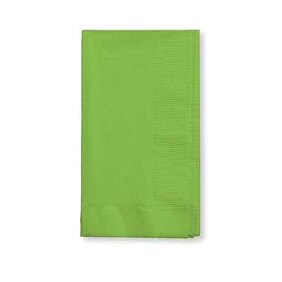 Converting 67-3123B Dinner Napkin, 16" X 16", Lime Green, 2-ply, 12/50/600