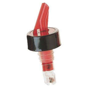Co-rect EPO216 Portion Pour, 1.25 Oz, Black Collar/red Nozzle/clear Base