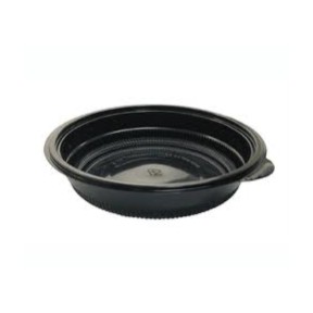Johnson Sales M8532B Incredi-bowl, 32 Oz Round, Black, Microwavable, 150/cs