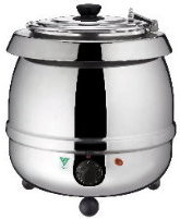 Boswell Equipment SK800 Heat And Serve Kettle, Elegant Polished Stainless Steel