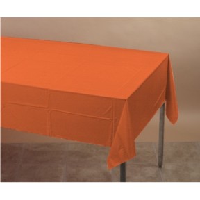 Converting 72-3120 Table Cover, 54" X 108", Plastic, Bittersweet, 12/cs