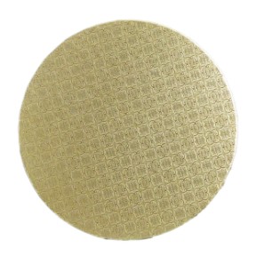 Evergreen Packaging CIRGLD9 Cake Board Gold 9" Round
