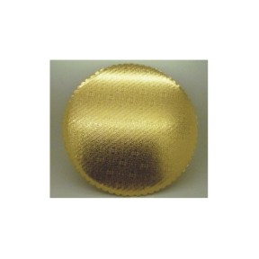 Evergreen Packaging CIRGLD12 Cake Board Gold 12" Round