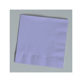 Converting 67-193B Dinner Napkin, 16" X 16", Lavender, 2-ply, 12/50/600
