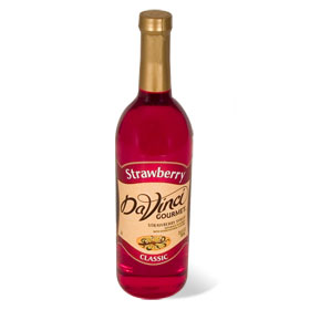 Davinci Gourmet 00005 Davinci Syrup, Strawberry, 25.4 Oz.