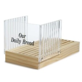 Norpro 370 Bread Slicer Acrylic W/wood Crumb Catcher