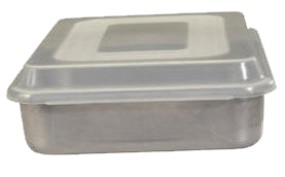 Nordic Ware 45803 Square Cake Pan W/storage Lid