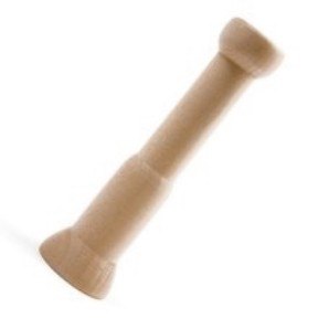 Norpro 3253 Dual Sided Pastry And Tart Tamper, Wood