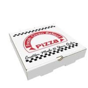 Dowell Wholesale 12PIZWH Pizza Box White 12" 50 Cs Corrugated W/logo