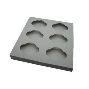 Boxit Corporation 1010CI-261 Cupcake Insert, 9.95"x9.95".87" 6 Cup Reg, 100/cs