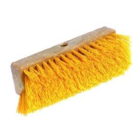 Acs Industries B7110W Broom Head, Deck/floor, Wood Palmyra Bristles