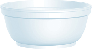 Dart Container 8B20 Bowl, 8 Oz, Foam, White