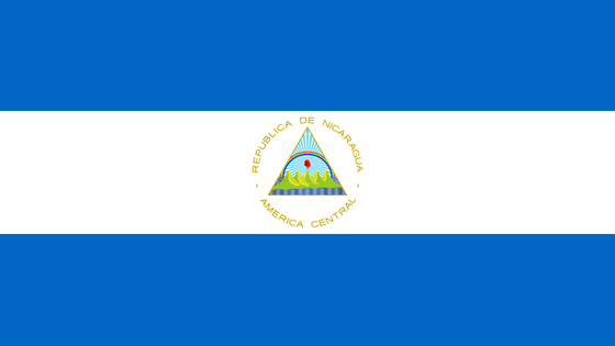 Flag nicaragua