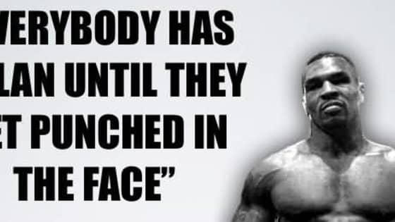 Nice boxing quote by mike tyson
