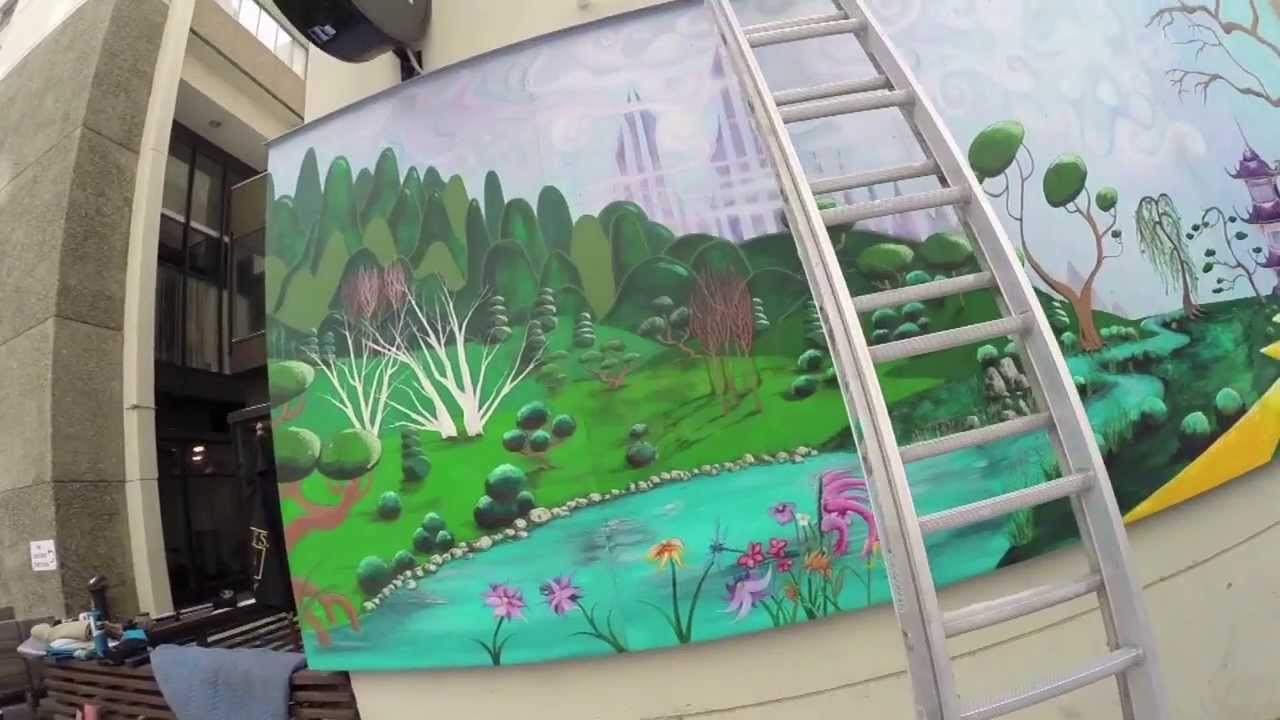 "A Tranquil Place" Mural De-Installation Video