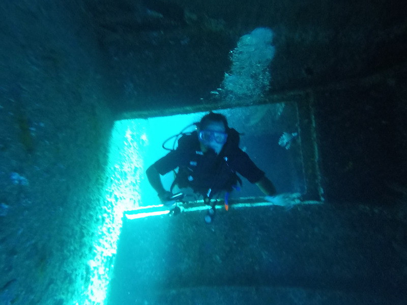 Picture taken during the dive