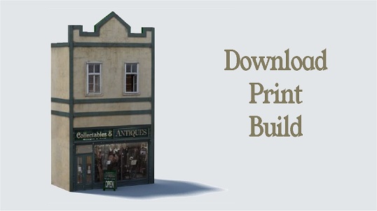 Naturally Weathered Shops Pack Deal Printable Model Railroad
