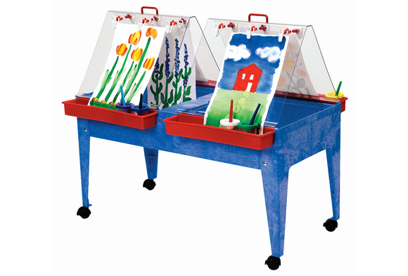 blow up paint easel