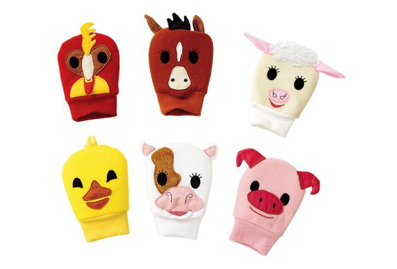 farm animal hand puppets