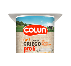 Yoghurt Colun Griego Papaya-Naranja 120gr