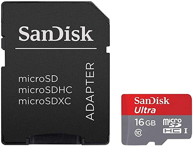 SanDisk MicroSDHC 16gb ULTRA