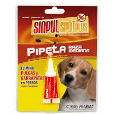 Pipeta Sinpul Spot Plus Raza Mediana 2ml.