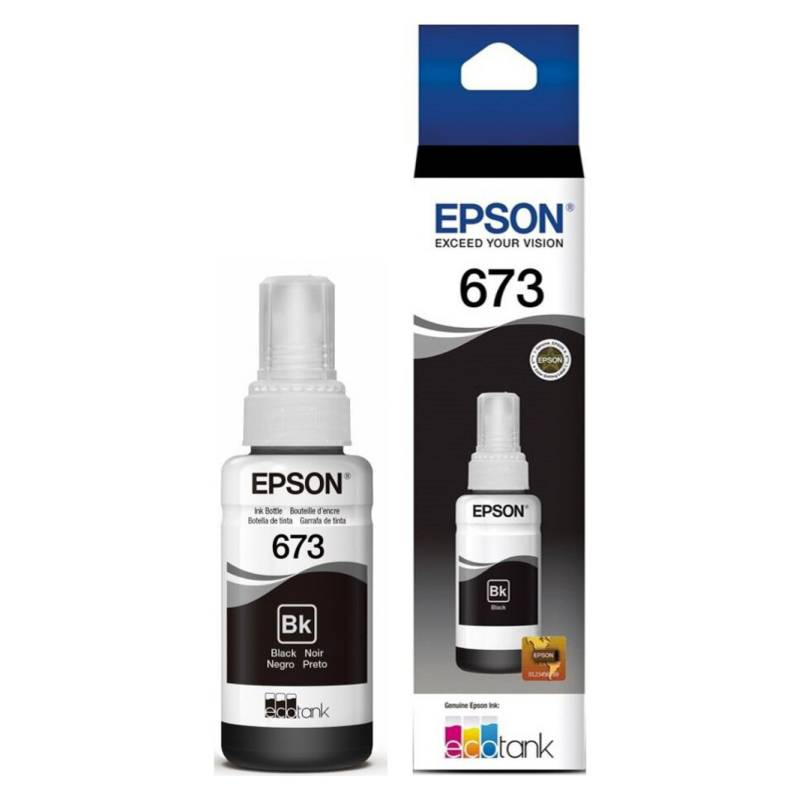 Botella Tinta Negra  Epson T673120 70ml