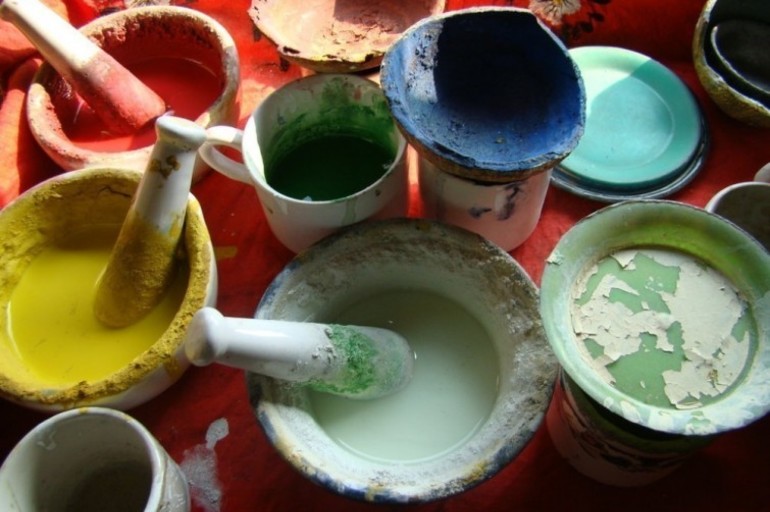 Pinturas caseras y naturales para el hogar