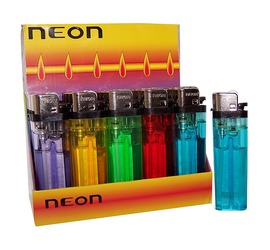 Encendedor Neon Transparente