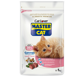 Master Cat Gatito 1 kg Carne Leche