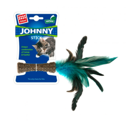 Catnip Johnny Stick con Pluma Natural