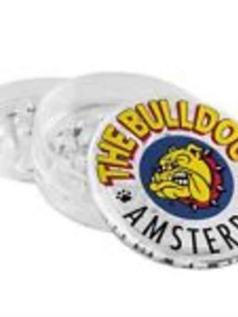 Grinder Bulldog Plastico Transparente 3 Partes