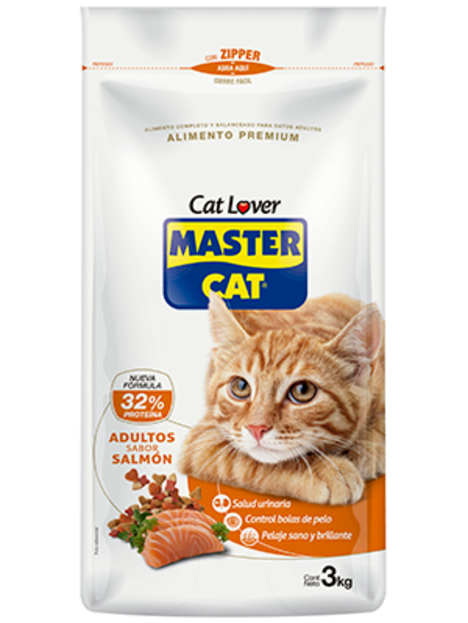Master Cat Adultos 3 kg Salmón
