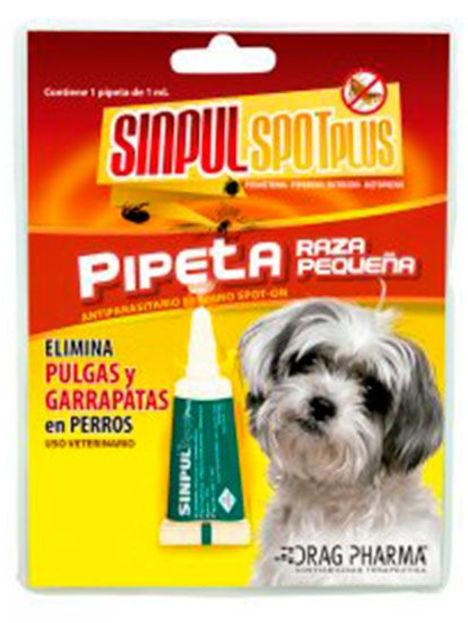 Pipeta Sinpul Spot Plus Raza Pequeña 2ml.