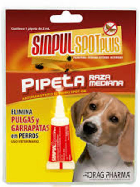 Pipeta Sinpul Spot Plus Raza Mediana 2ml.