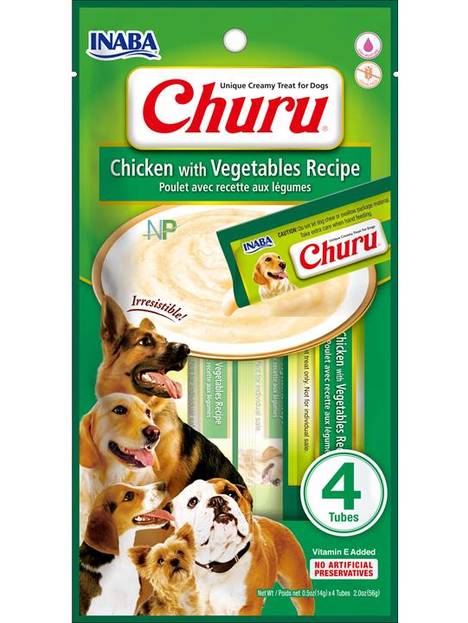 Dog Churu Pollo con Vegetales