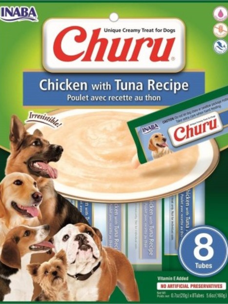Dog Churu Pollo con Atún 8 Unidades