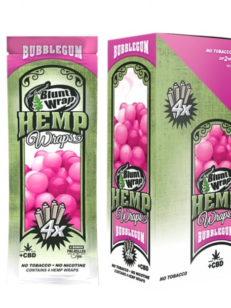 Blunt Hemp Wrap x4 Bubble Gum