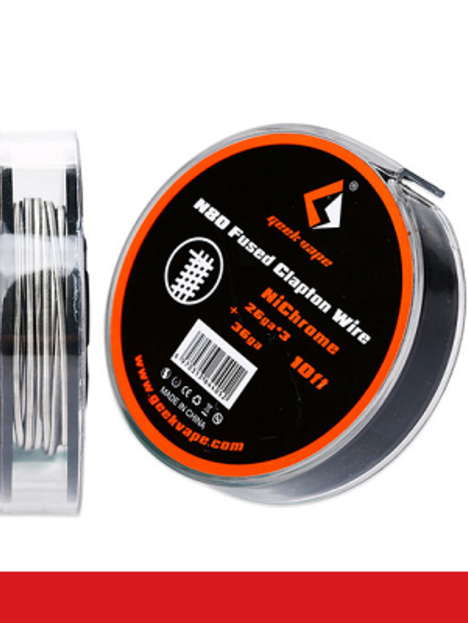 N80 Fused Clapton Coil 2 in 1 (x8)