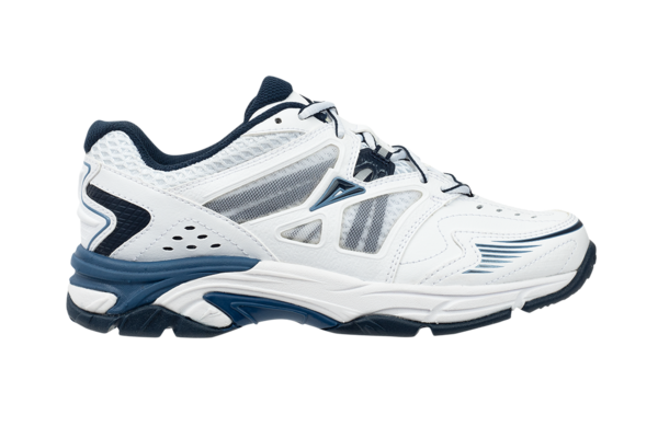 Large 129614 sustain wht navy snr flat