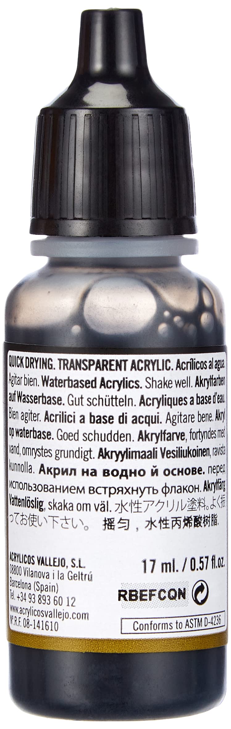 Vallejo Game Color Wash Black 18Ml