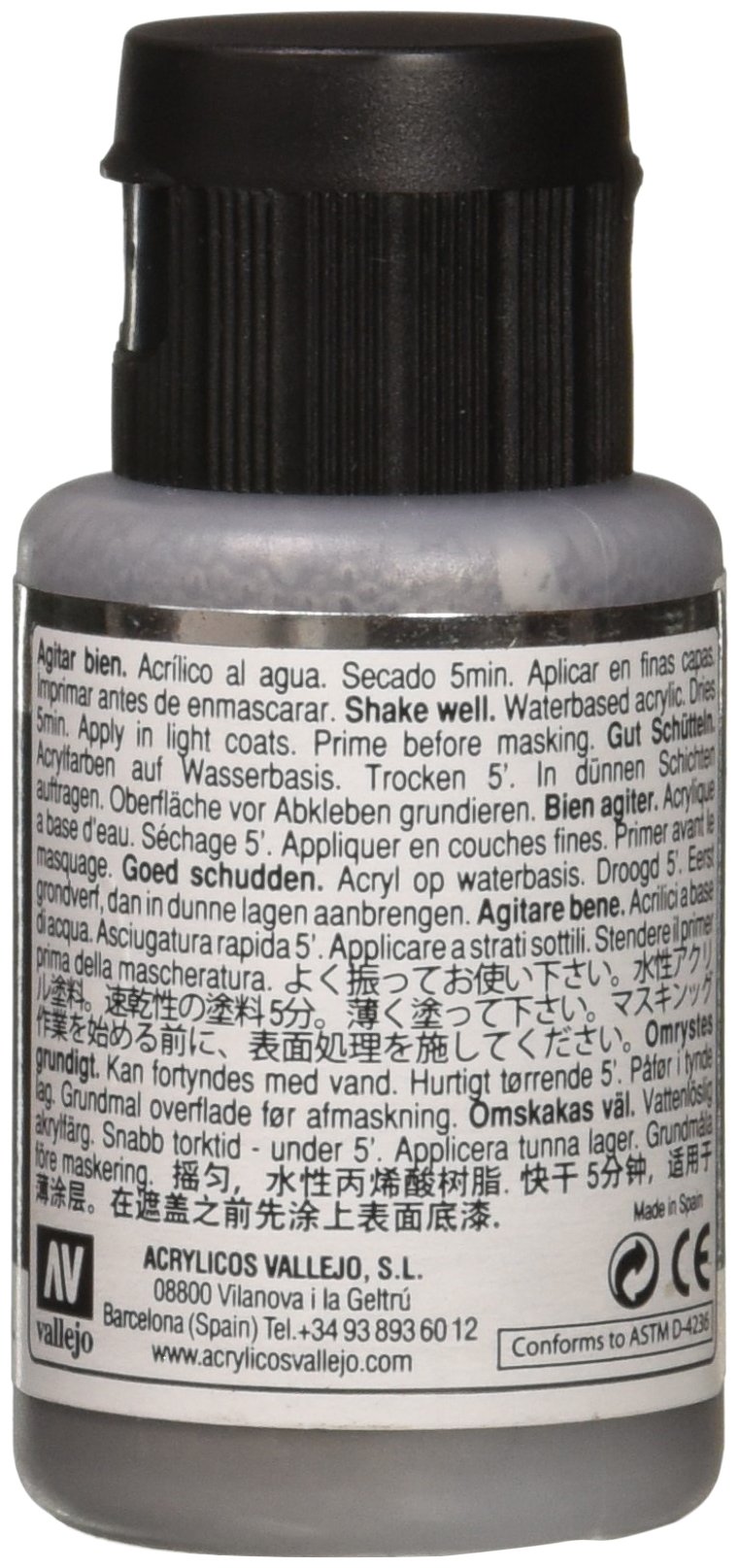 Vallejo Paint Metal Semi Matte Aluminium 32Ml