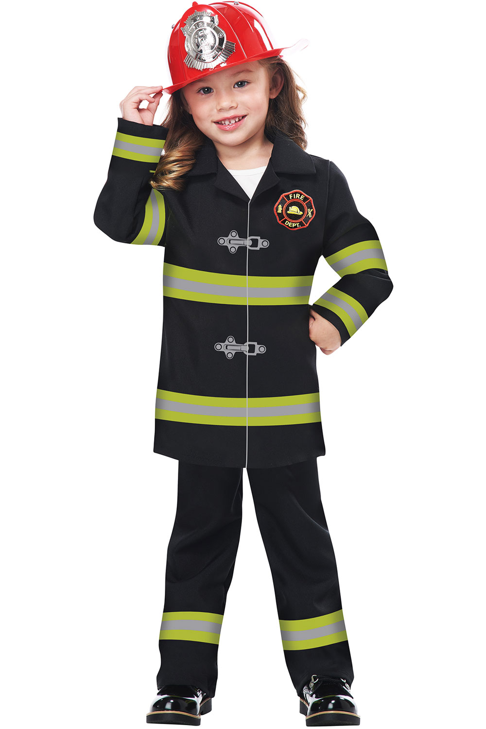 Junior Fire Chief Firefighter Unisex Child Costume 