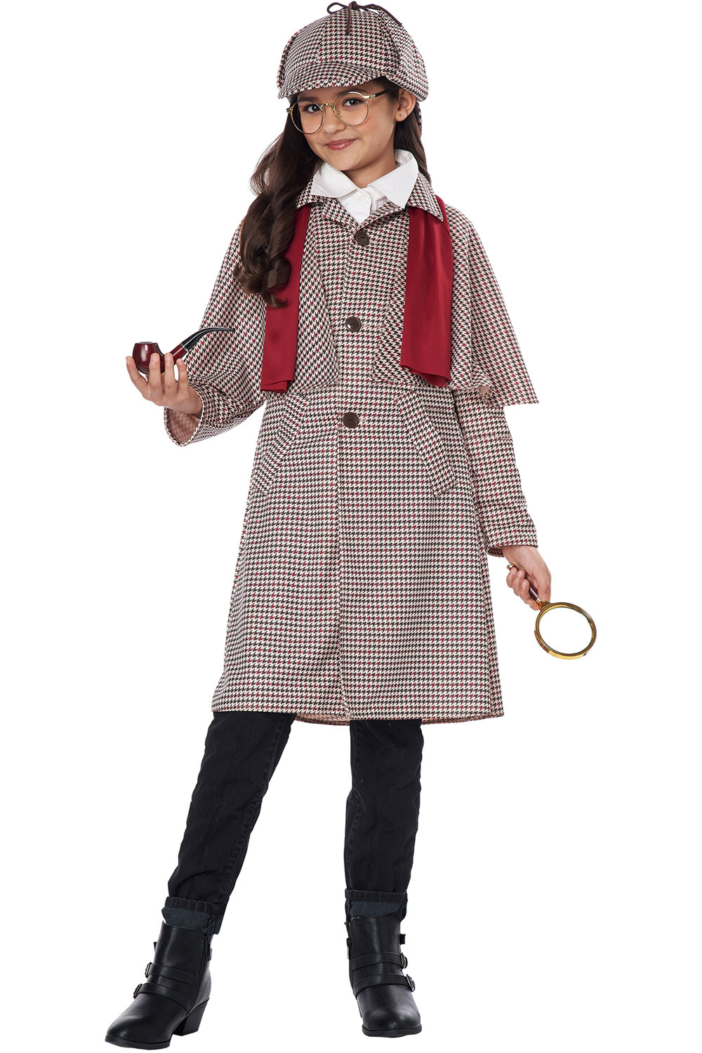 California Costume Detective Sherlock Jacket Child Girls halloween ...