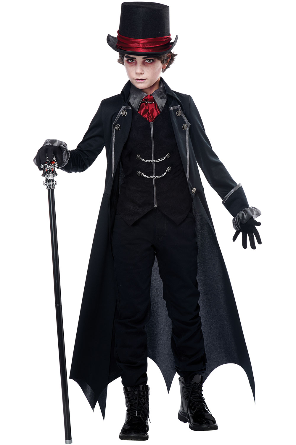 California Costume Gothic Vampire Child Boys Vampire Halloween Outfit 00563 - Picture 3 of 3