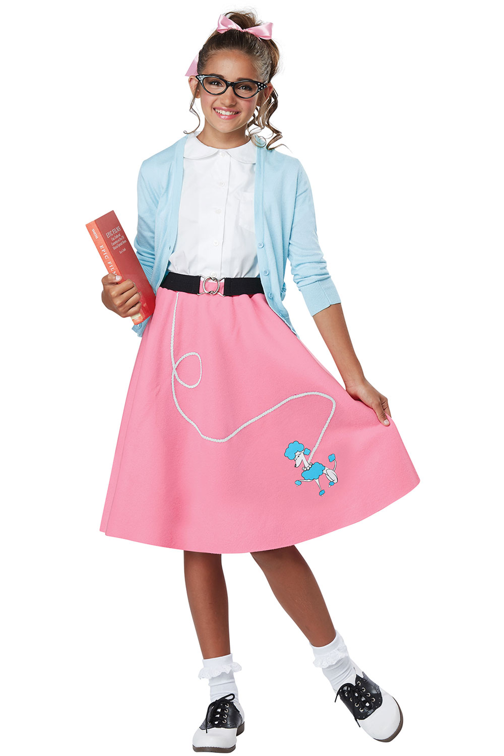 California Costume 50'S Poodle Skirt Child Girls Accessory Halloween Dress 00628 - Picture 2 of 4