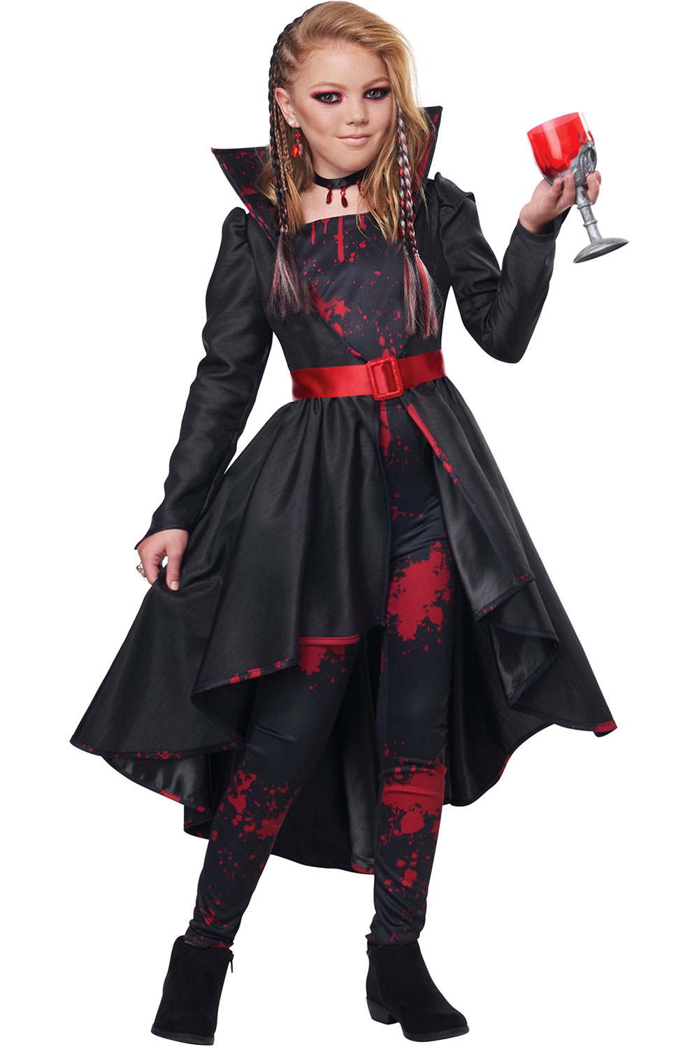 California Costume Bad Blood Child Girls Halloween Outfit Vampire 3020