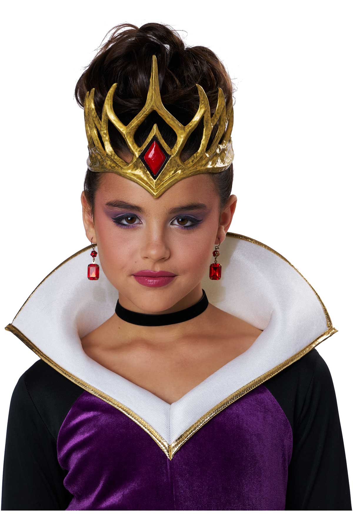 California Costume Evil Queen Cosplay Dress Child Halloween Outfit Party3025-120 - Picture 6 of 7
