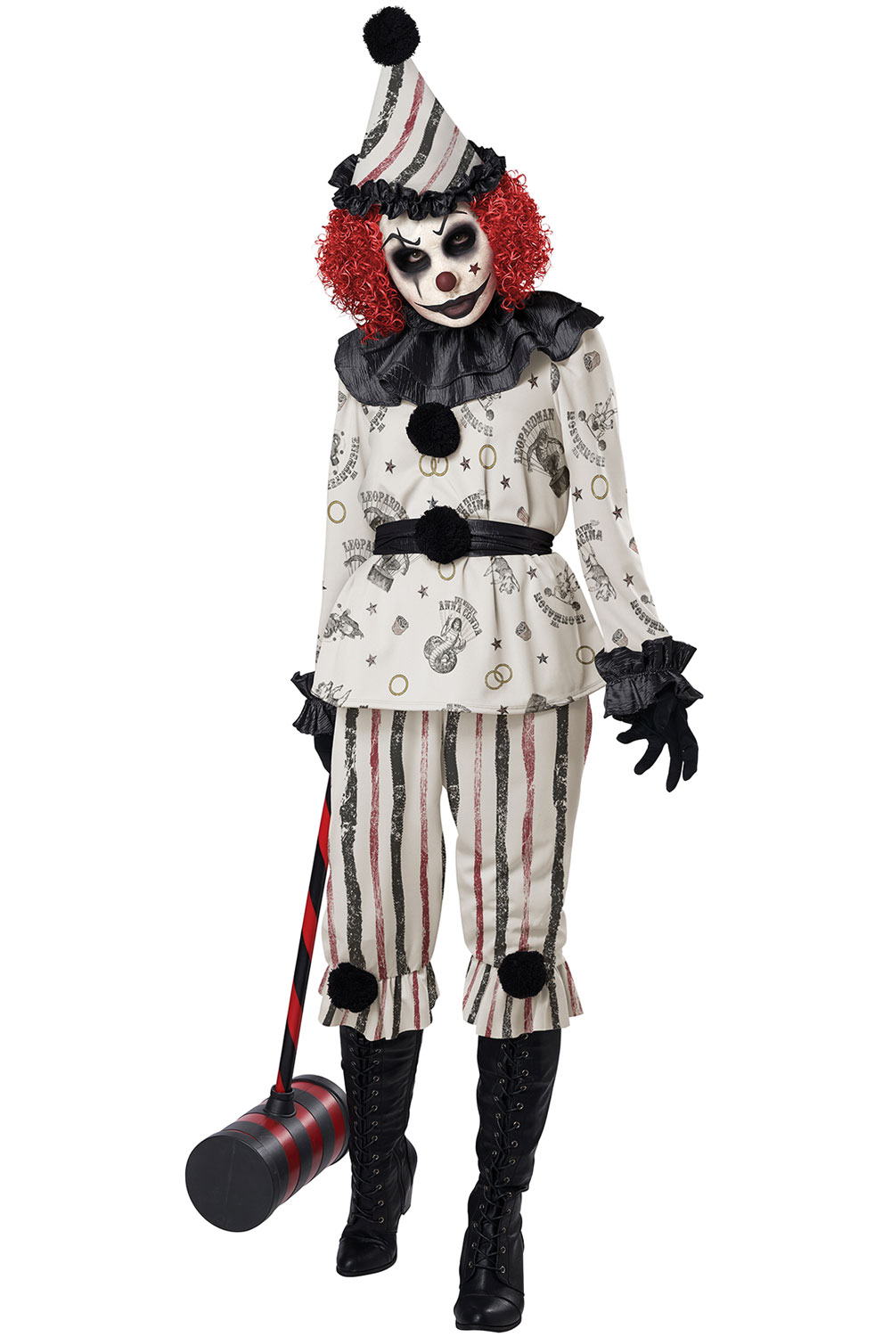 California Costume Vintage Creeper Clown Adult Women halloween outfit ...